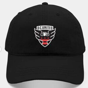 New DC United Baseball Cap Black Men’s S/M Washington, DC Soccer Sports